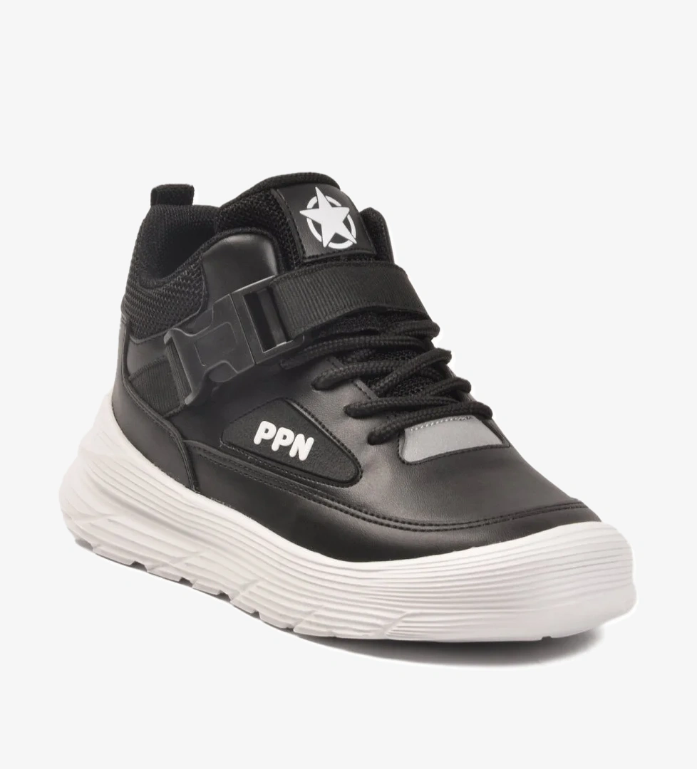 Pepino Pepino 2036 F Siyah Beyaz Cırtlı Ortopedik Erkek Çocuk Bot | Flo Siyah - 1. görsel