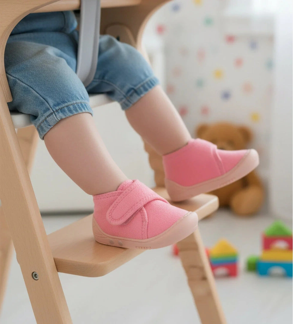 Walkway Walkway 058989 B Pembe Cırtlı Bebek Panduf Sandalet & Terlik | Flo Pembe - 1. görsel