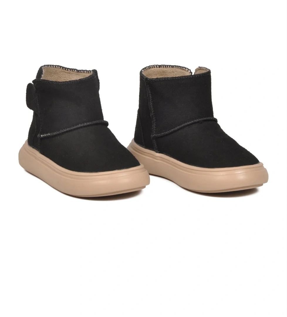 Walkway Walkway 823760 B Cırtlı Siyah Bebek Bot | Flo Siyah - 1. görsel