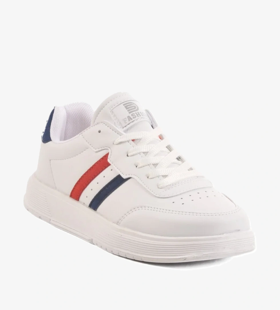 Walkway Walkway Çok Renkli 163 Bağcıklı Beyaz Lacivert Unisex Spor Ayakkabı Sneaker | Flo Çok Renkli - 1. görsel