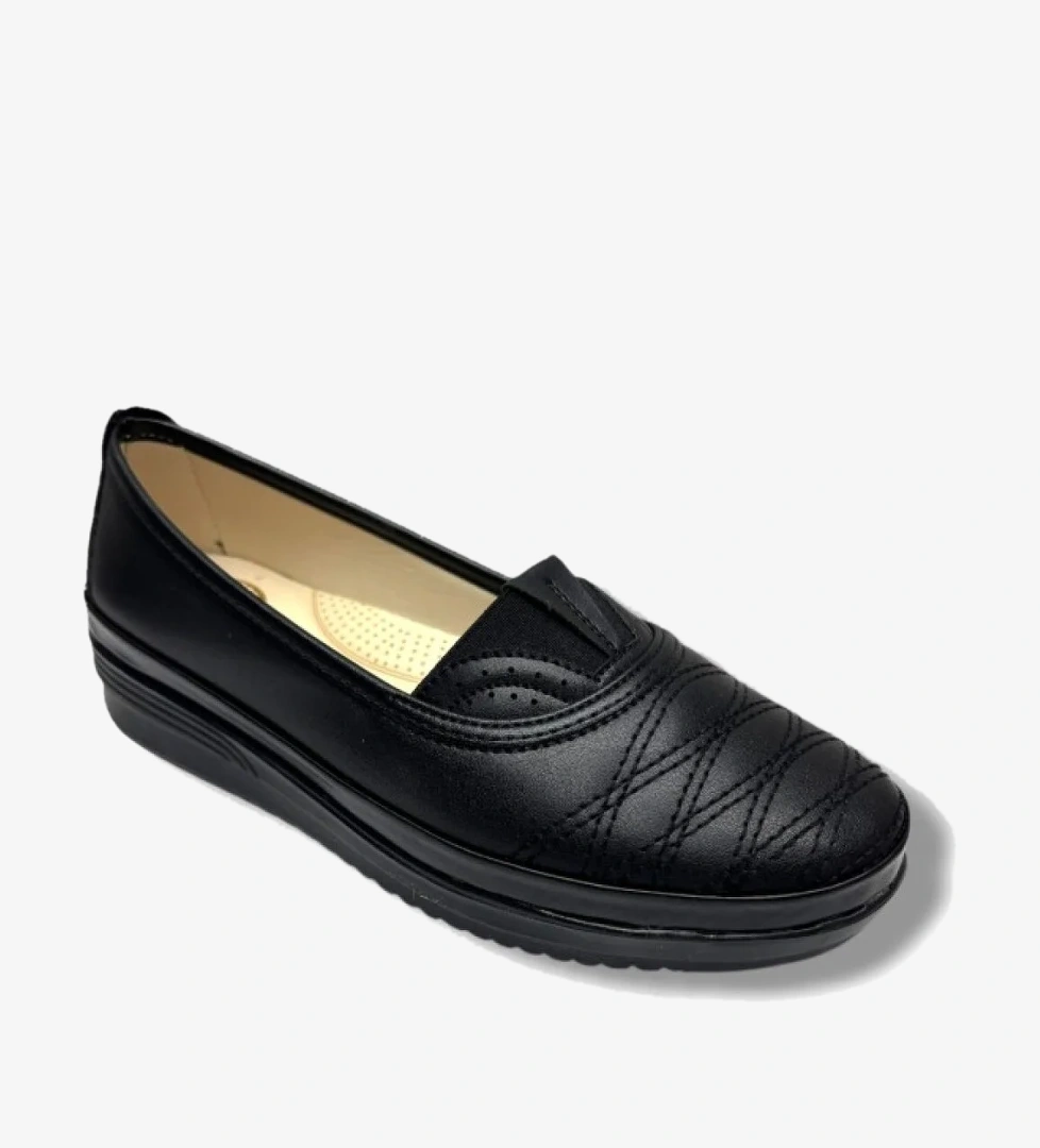 Cakgo Cakgo Siyah Livazen 282-26 Cilt Deri Anatomik Comfort Kadın Ayakkabı Casual Ayakkabı | Flo Siyah - 1. görsel