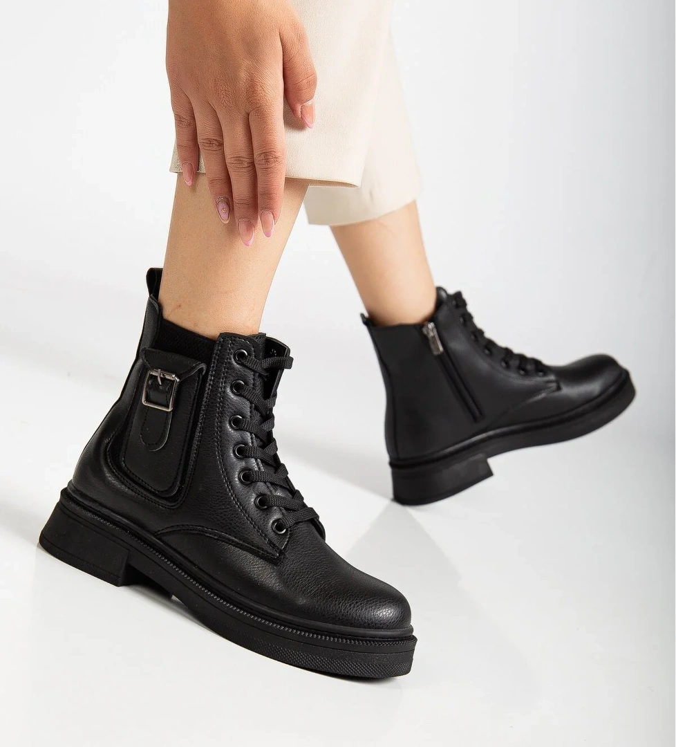 D1780 Soğuk Geçirmez Kışlık Kadın Bot &amp; Bootie