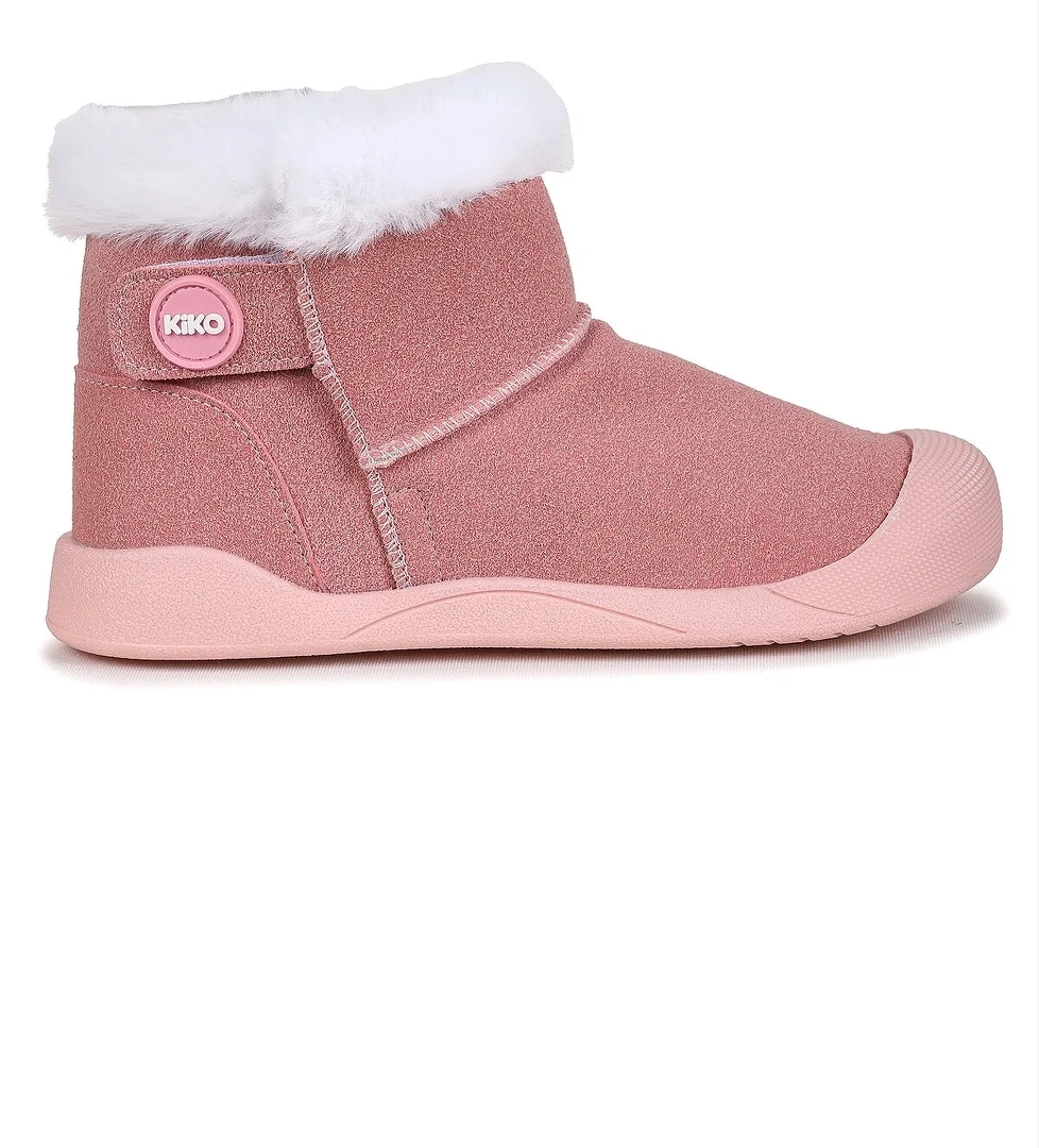 Kiko Kids Kiko Kids Pembe Liplan Cırtlı Termo Taban Kız Çocuk Bot Ayakkabı Pudra | Flo Pembe - 1. görsel