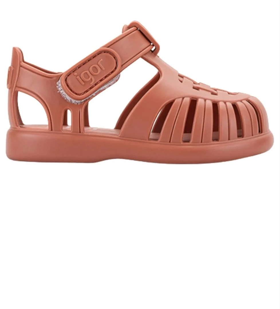 Igor Igor Kahverengi Tobby Solid Çocuk Sandalet Sandalet & Terlik | Flo Kahverengi - 1. görsel