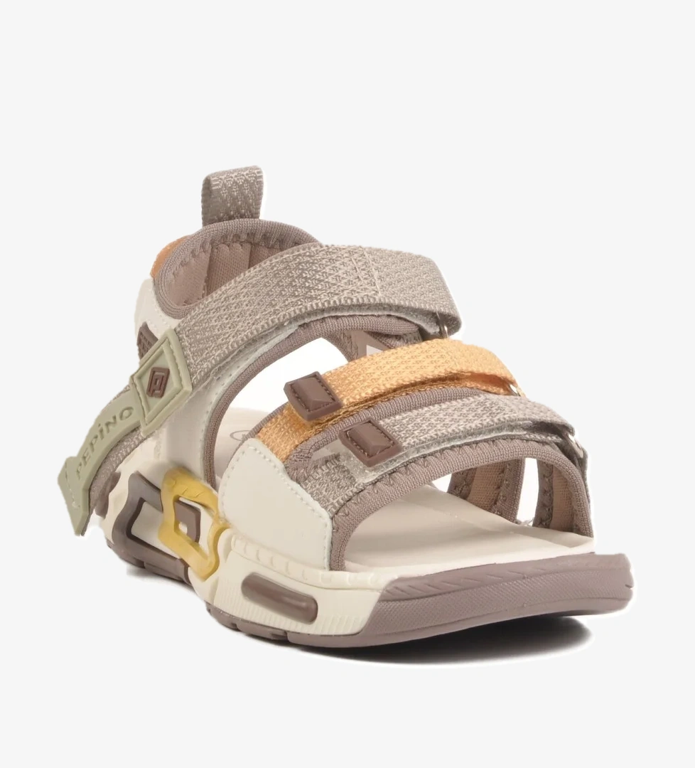 Pepino Pepino Kahverengi 1947 P Krem-Kahve Erkek Çocuk Sandalet Flo'da! Kahverengi - 1. görsel