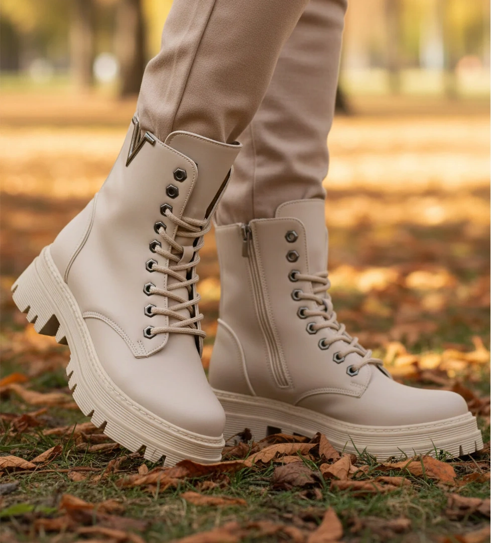 Ayakmod Ayakmod 514531 Z Bej Cilt Kadın Bot Flo'da! Bej - 1. görsel