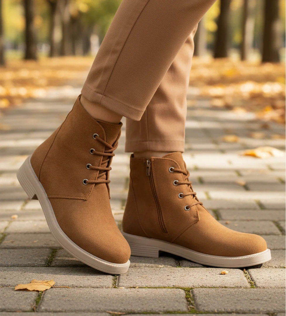 Ayakmod Ayakmod 284098 Z Taba Süet Kadın Bot Flo'da! Taba - 1. görsel