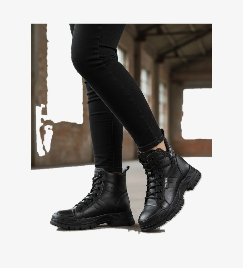 Guja Guja 25K310-14 Z Siyah Kadın Bot Flo'da! Siyah - 1. görsel