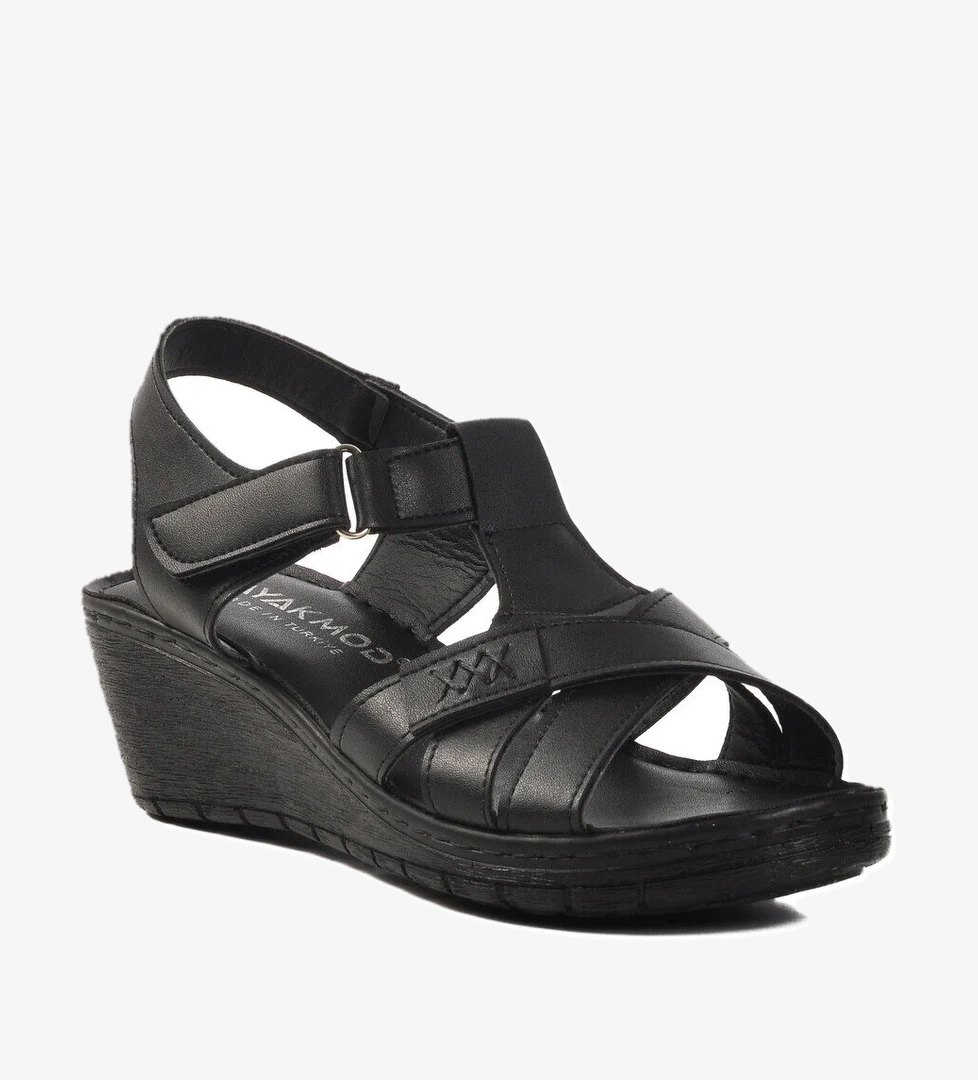 Ayakmod Ayakmod 673572 Z Siyah Kadın Sandalet Flo'da! Siyah - 1. görsel