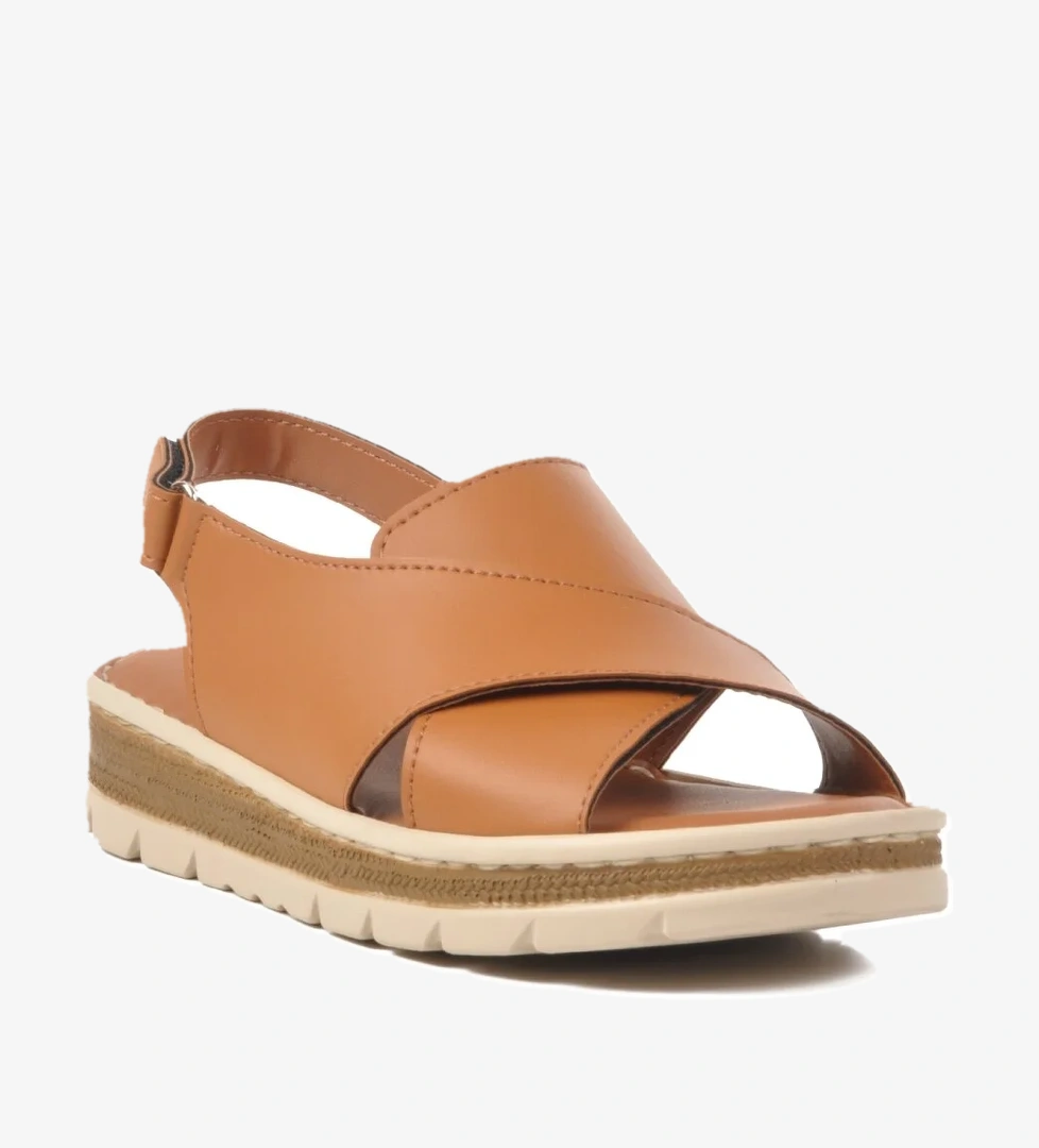 Ayakmod Ayakmod 492129 Z Taba Kadın Sandalet Flo'da! Taba - 1. görsel