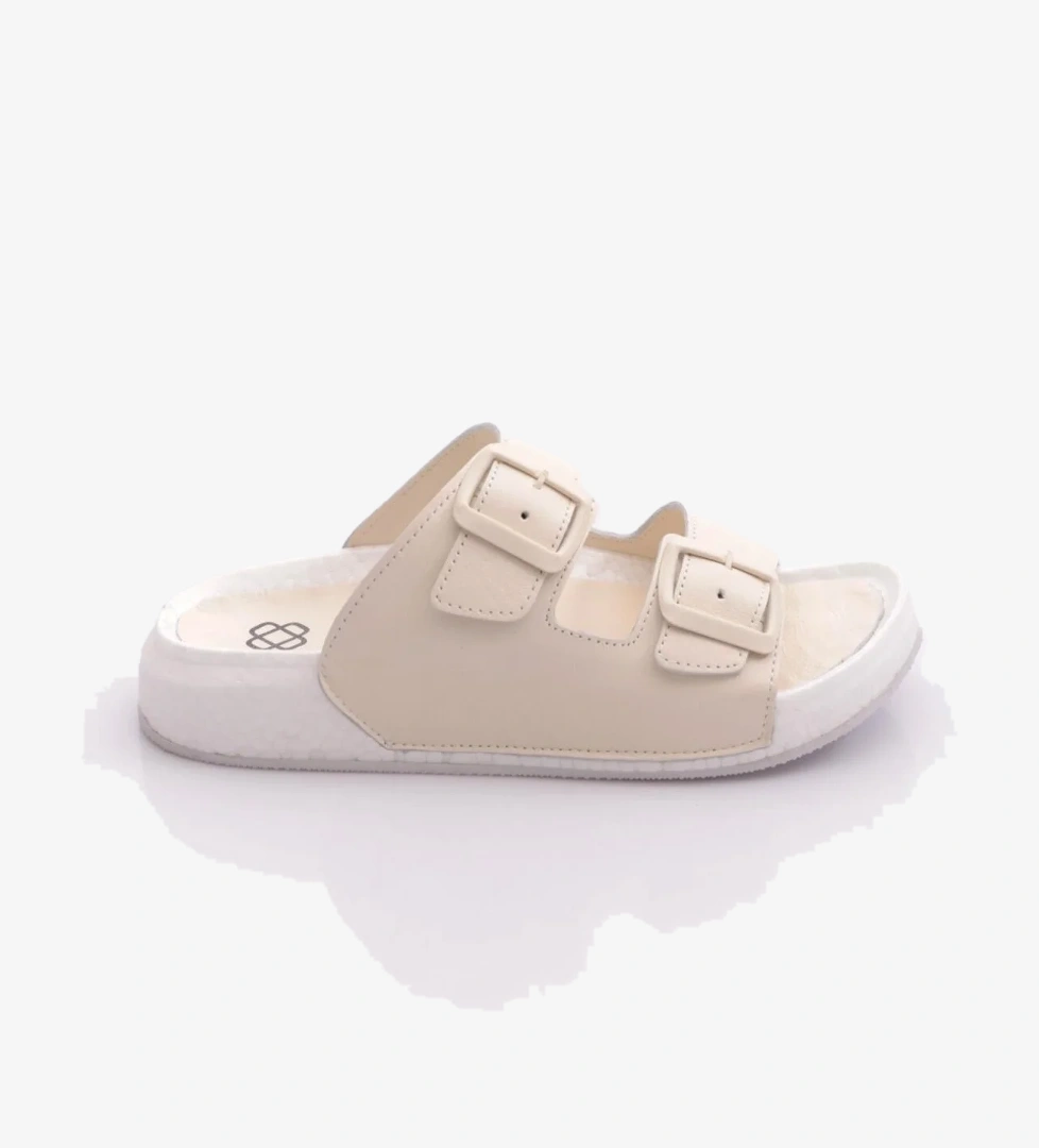 Dgn Dgn Bej 6970 Kadin Terlik Flo'da! Bej - 1. görsel