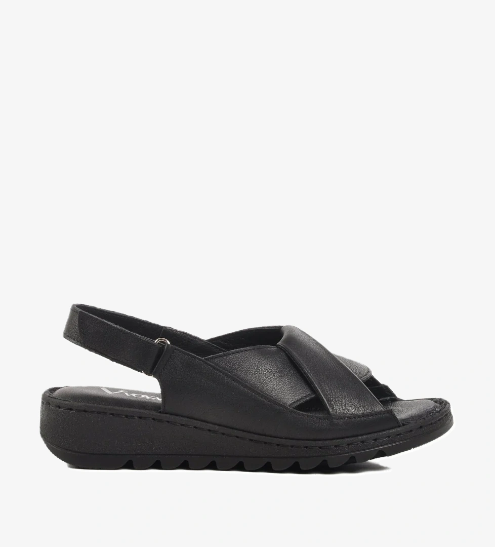 Voyager Voyager Z265 Z Siyah Kadın Sandalet Flo'da! Siyah - 1. görsel