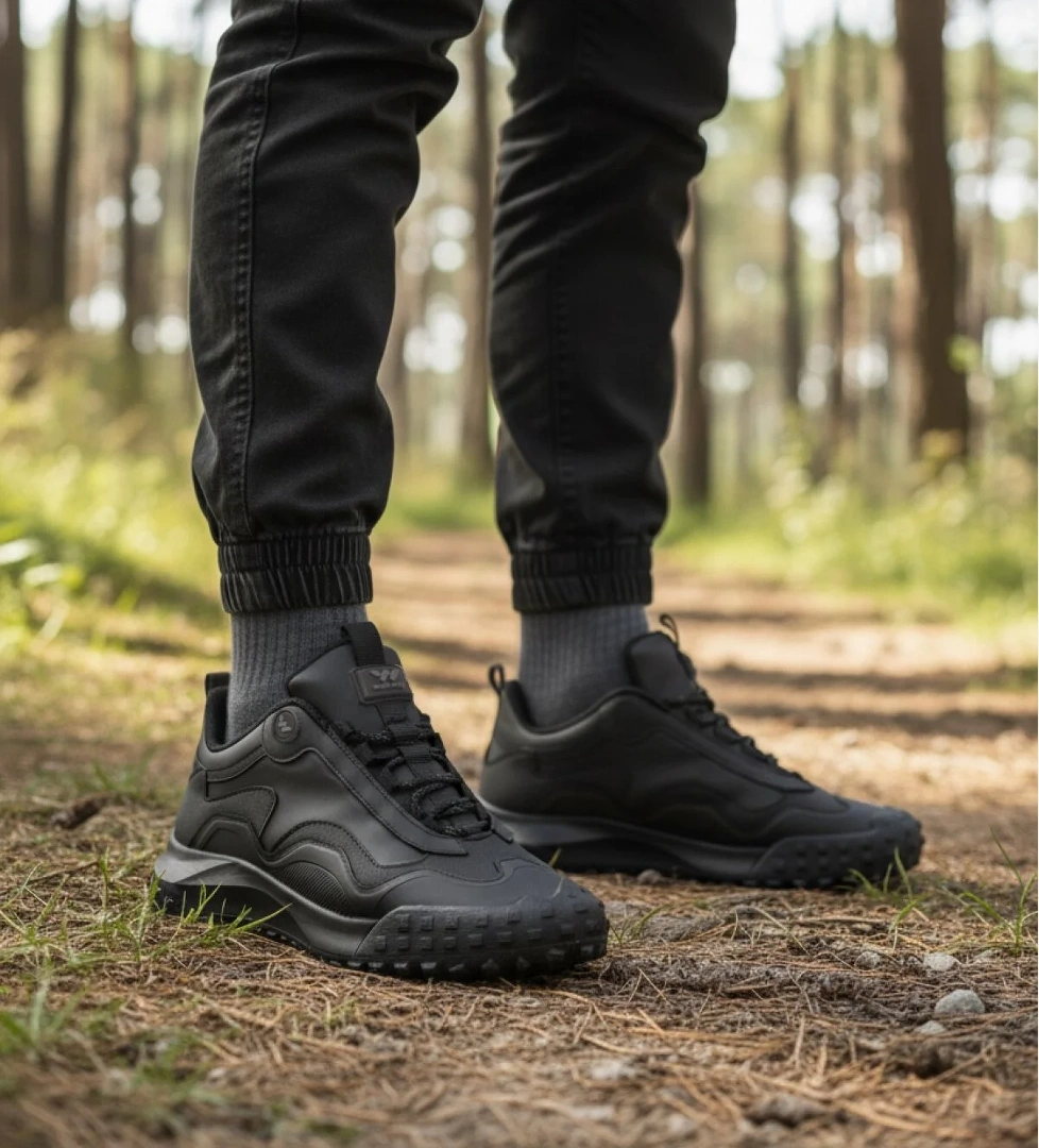 Walkway Walkway Mosk 2049 M Siyah-Siyah Erkek Spor Ayakkabı Flo'da! Siyah - 1. görsel