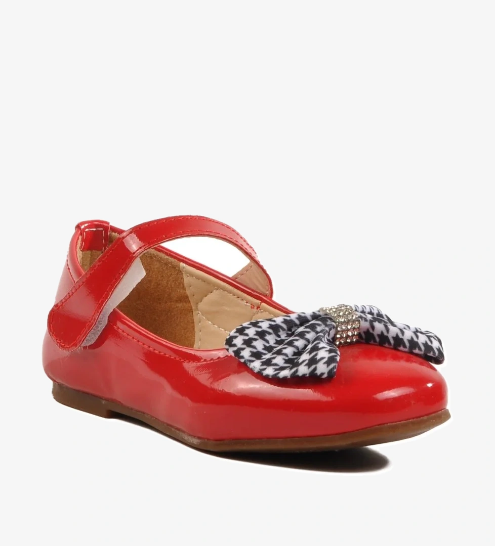 Walkway Walkway 180 P Kırmızı Rugan Kız Çocuk Babet Flo'da! Kırmızı - 1. görsel