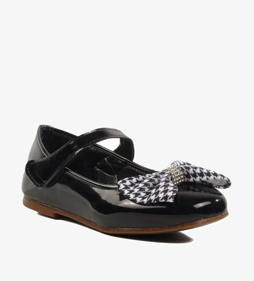 Walkway Walkway 180 P Siyah Rugan Kız Çocuk Babet Flo'da! Siyah - 1. görsel