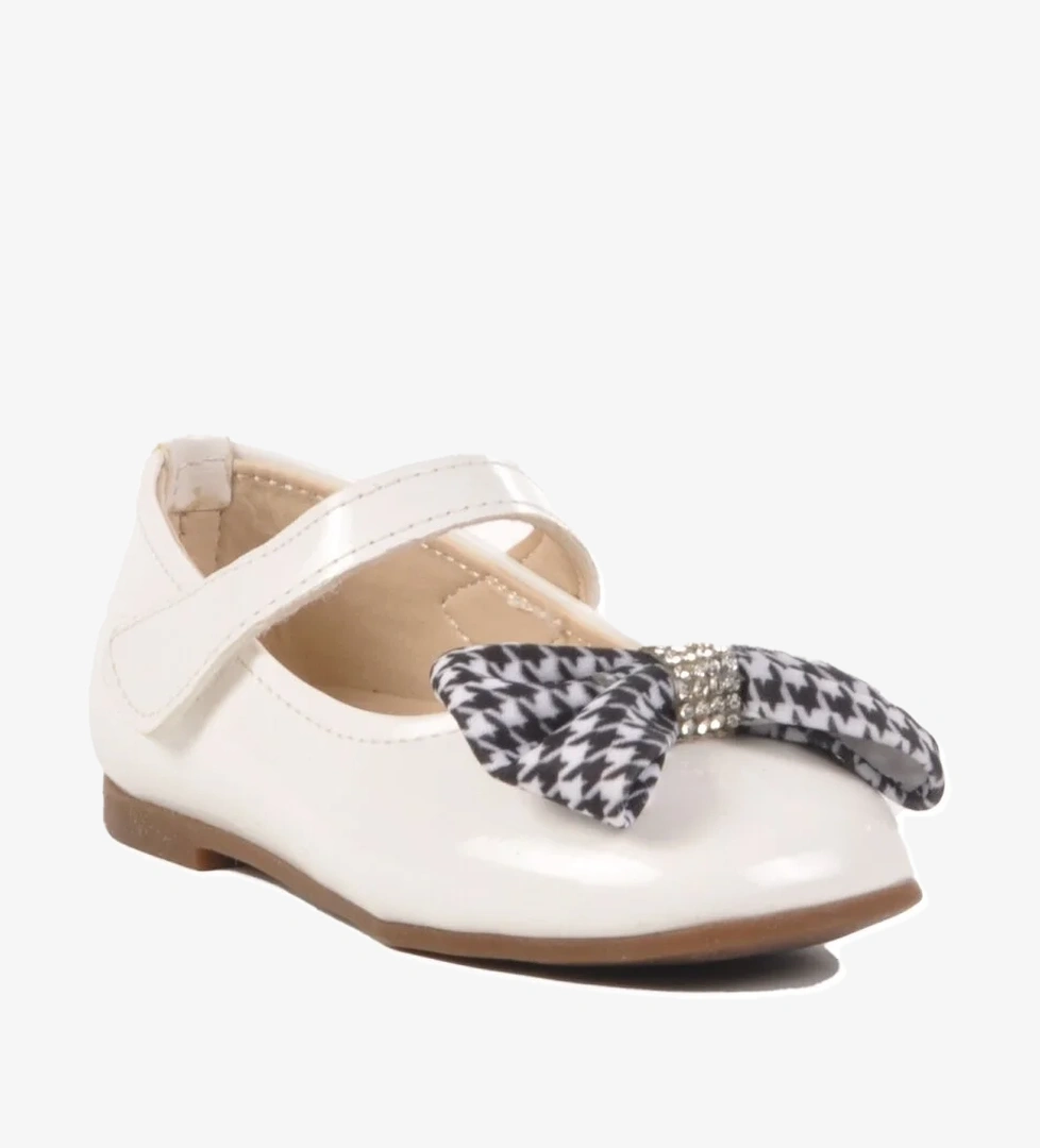 Walkway Walkway 180 B Beyaz Rugan Kız Çocuk Babet Flo'da! Beyaz - 1. görsel