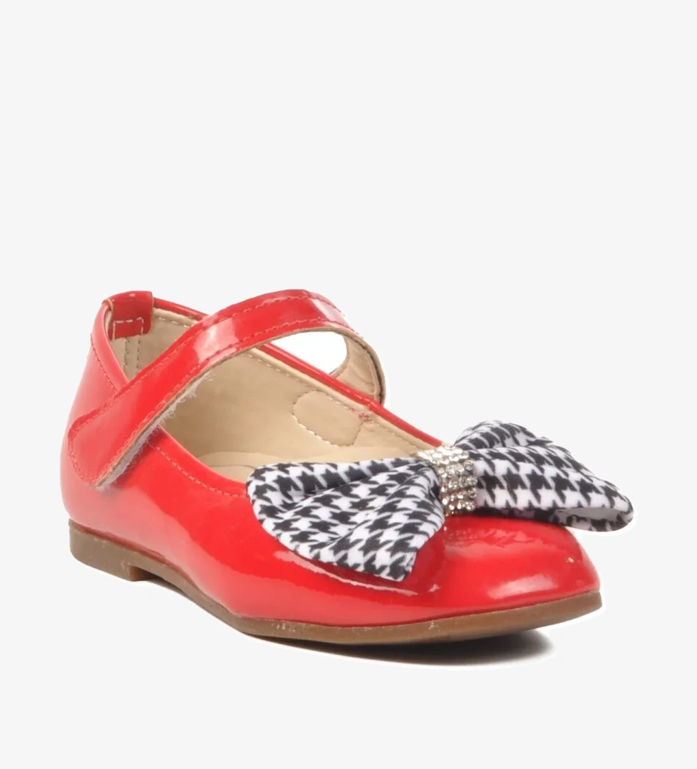 Walkway Walkway 180 B Kırmızı Rugan Kız Çocuk Babet Flo'da! Kırmızı - 1. görsel