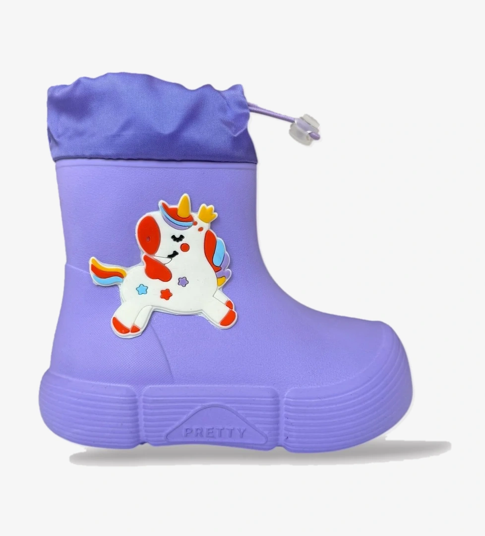 Khayt Fluffy Light Su Geçirmez Tüylü Sıcak Astar Çocuk Yağmur Botu - 599,9₺ - Flo