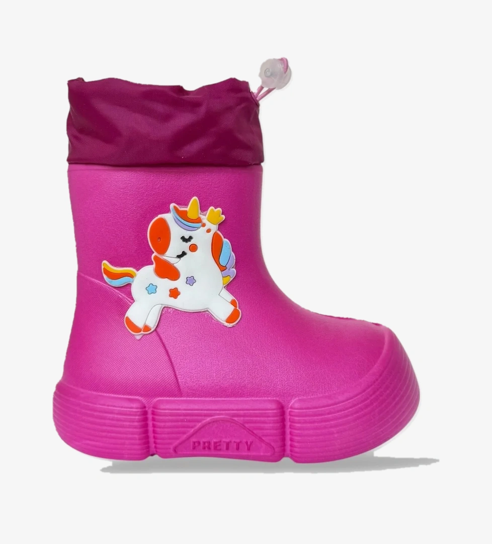 Khayt Fluffy Light Su Geçirmez Tüylü Sıcak Astar Çocuk Yağmur Botu - 599,9₺ - Flo