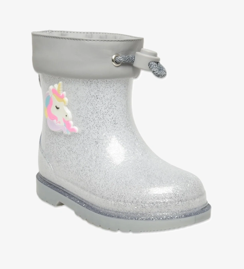 Igor Igor W10339 Bimbi Unicornio Glitter Gümüş Kız Çocuk Çizme Flo'da! Gümüş - 1. görsel