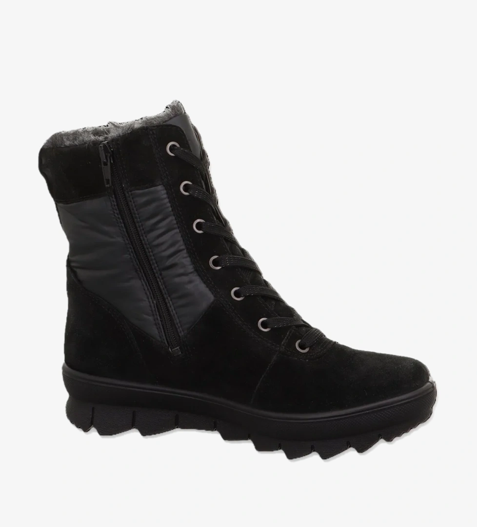 Legero Legero 000421 Z Novara Gore-Tex Deri Siyah Kadın Bot Flo'da! Siyah - 1. görsel