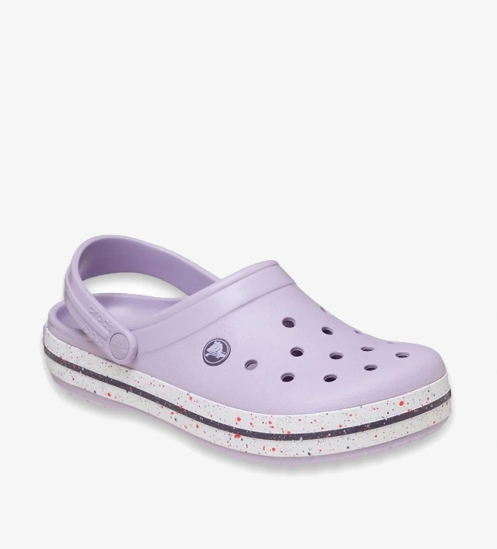 Crocs 211646 Crocband Speckled Band Clog T Lila Açık Mavi Çocuk Terlik model görseli