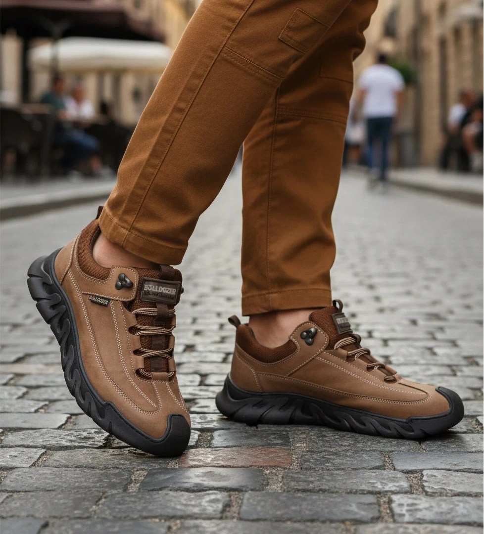 Bulldozer Bulldozer 240003 M Vizon Nubuk Erkek Günlük Ayakkabı Flo'da! Vizon - 1. görsel