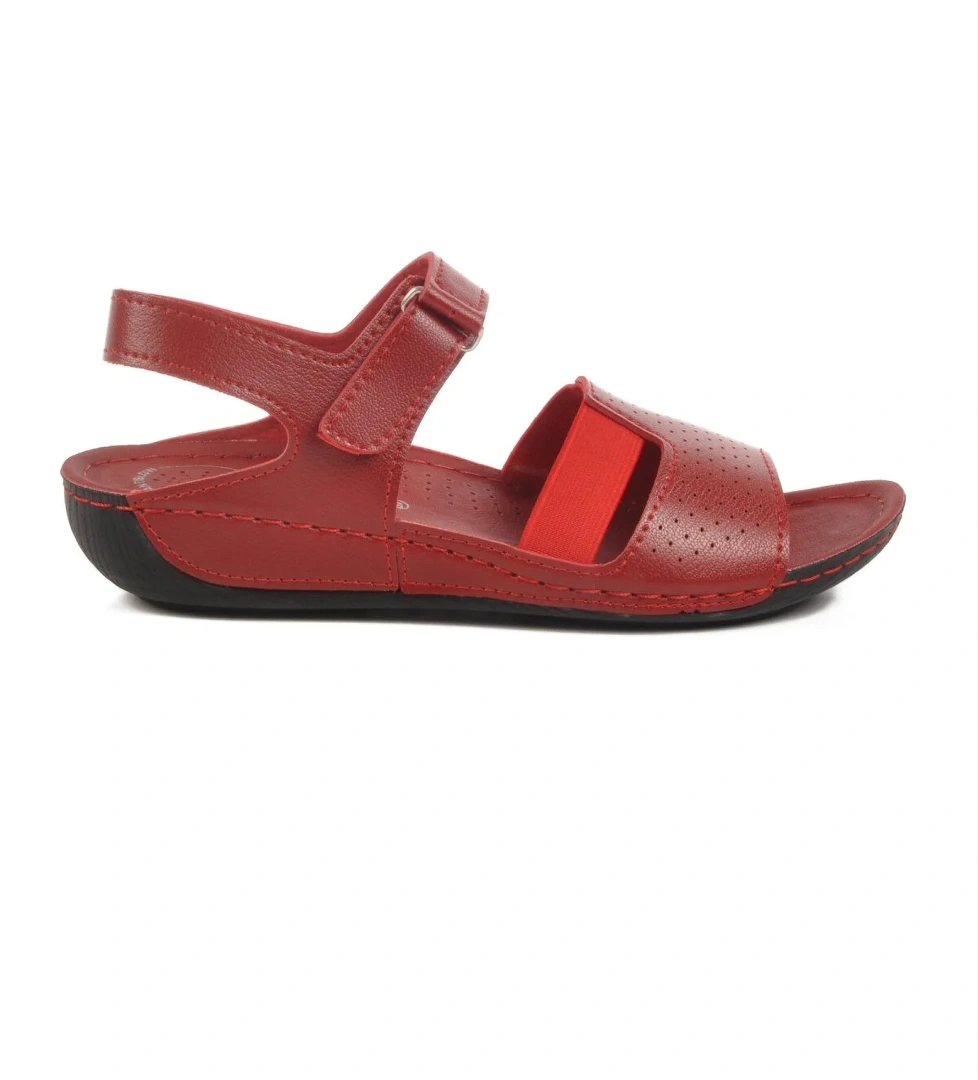 Ayakmod Ayakmod Bento 16.047 Z Kırmızı Kadın Sandalet Flo'da! Kırmızı - 1. görsel