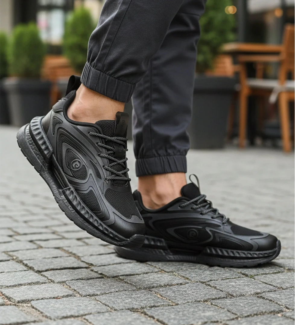 Pierre Cardin PCI-11616 M Siyah Erkek Spor Ayakkabı