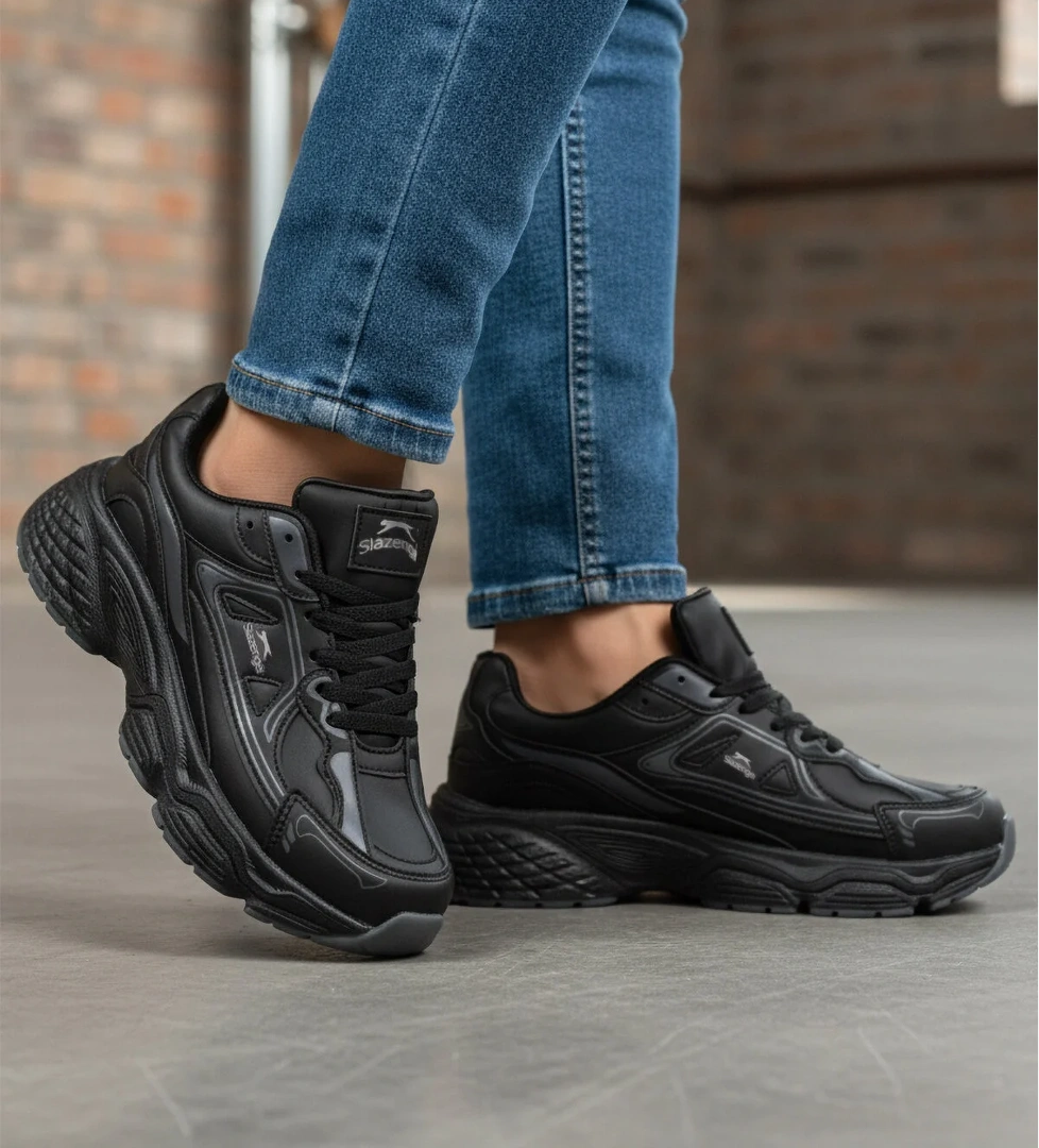 Slazenger Zafira G Siyah-Siyah Unisex Spor Ayakkabı