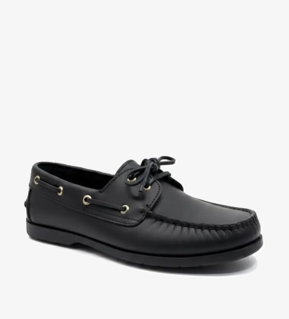Coşkun Coşkun Siyah Unisex Hakiki Deri Günlük Loafer Navigator Ayakkabı Flo'da! Siyah - 1. görsel