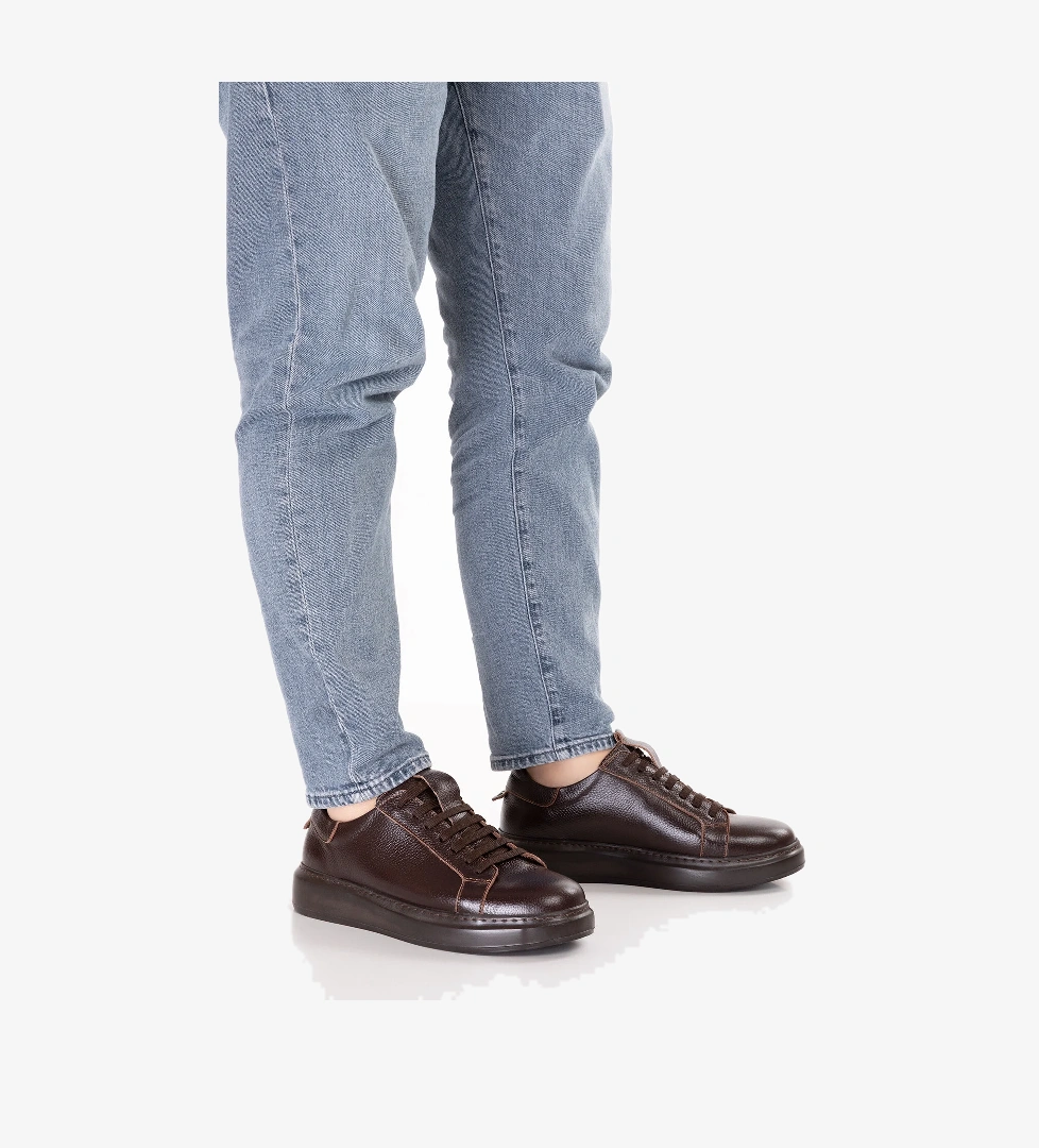 Gondol Kundura Siyah Gondol Kundura Gondol İçi Dışı Hakiki Deri Günlük Rahat Ayakkabı mals.352