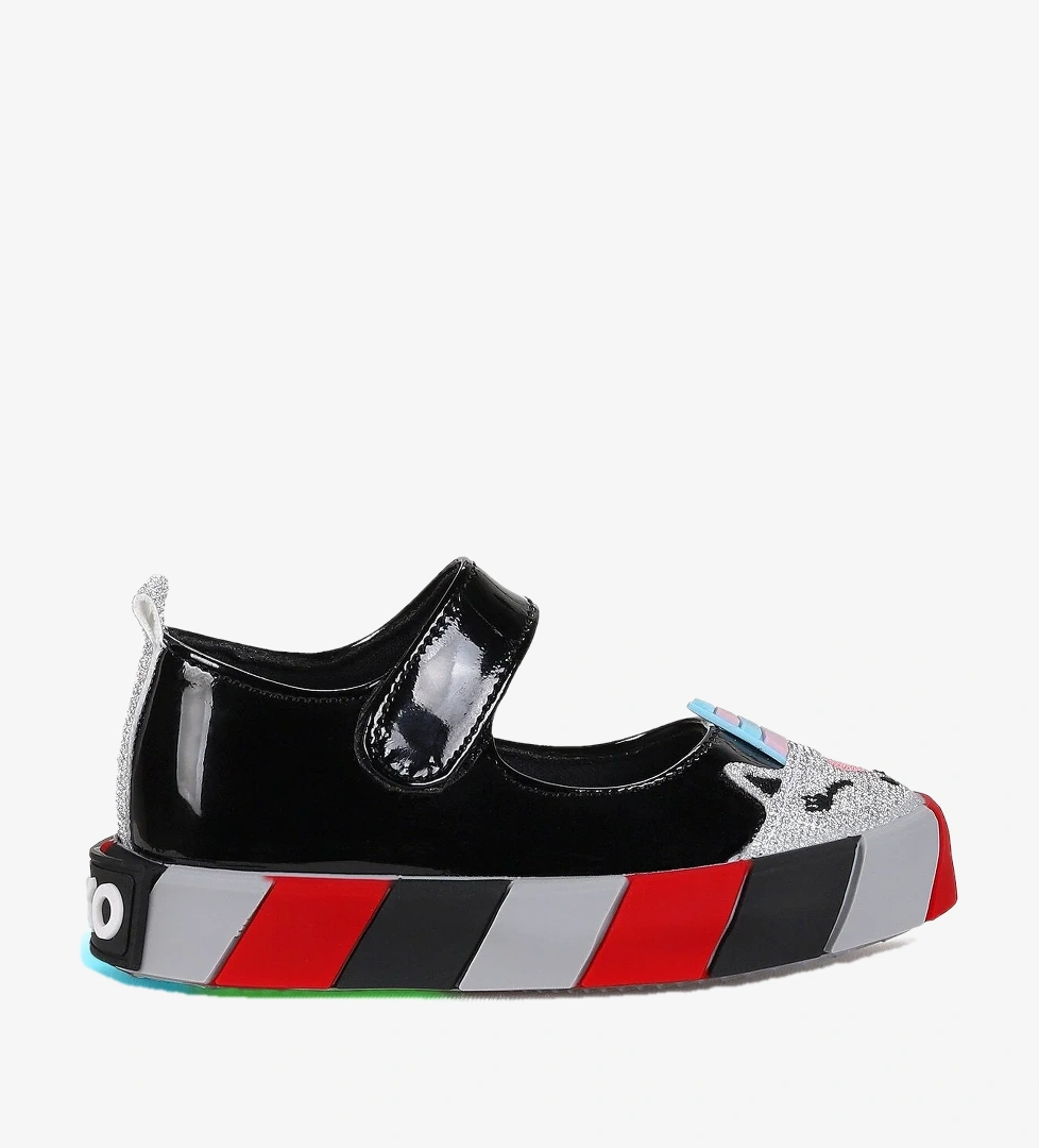 Kiko Kids Beyaz Kiko Kids Gilan Cirtli Işıklı Kız Bebek Babet Ayakkabı