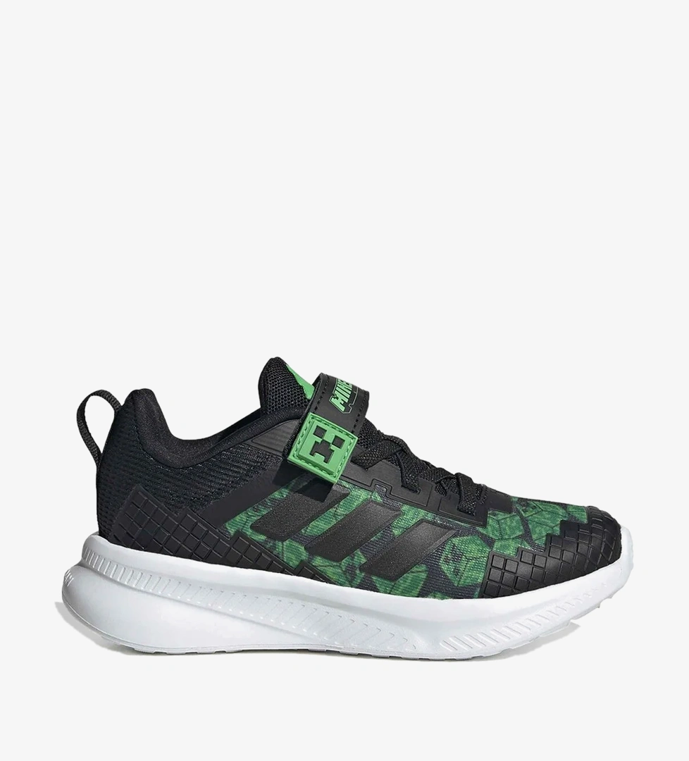 adidas MINECRAFT FORTARUN EL C Siyah Erkek Çocuk Koşu Ayakkabısı