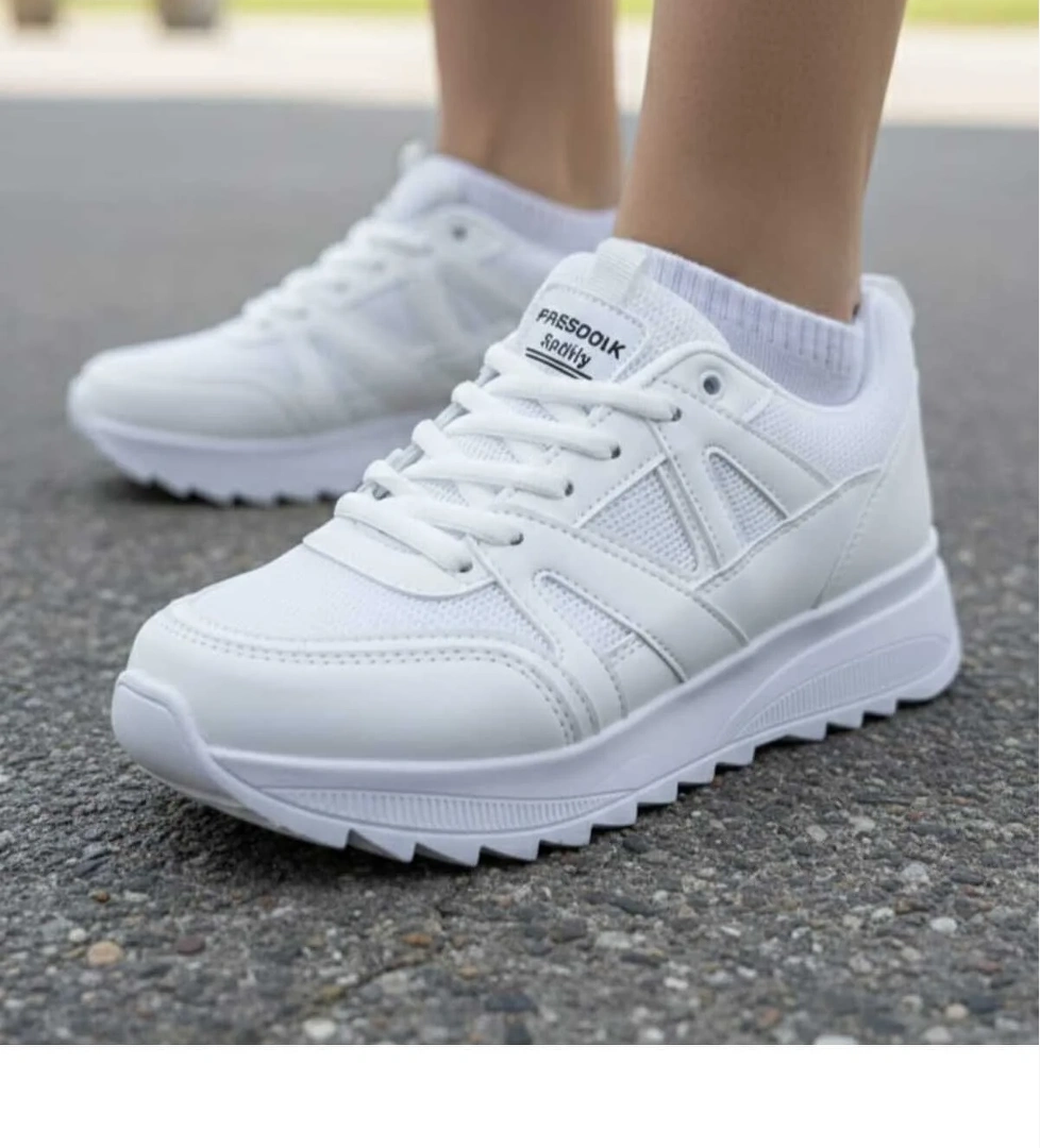 Mcdark Mcdark Beyaz 03 SARARMAZ TABAN SNEAKER AYAKKABI Flo'da! Beyaz - 1. görsel