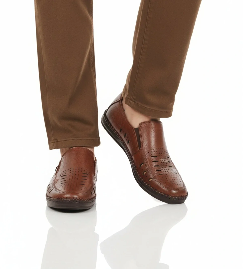 Ayakmod Kum Ayakmod Nubuk Hakiki Deri Jel Taban Anatomik Erkek Casual Ayakkabı 410 M