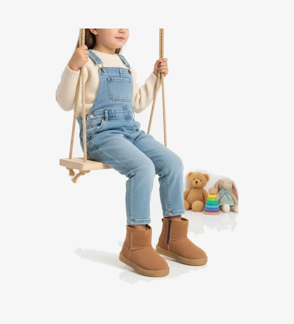 A Spor Siyah A Spor Aspor Kız Çocuk Düz Bot