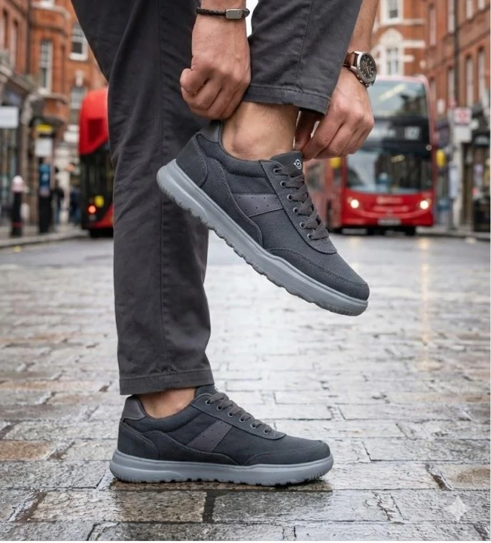 Fort 0226 Dks Keten Rahat Hafif Sneaker Erkek Ayakkabı
