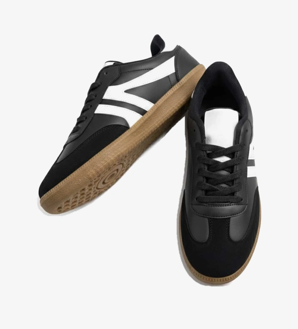 Mcdark 055SAM Sneaker Bağcıklı Düz Taban Spor Ayakkabı Sam Taba Süet