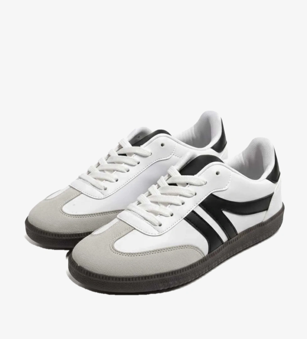Mcdark 055SAM Sneaker Bağcıklı Düz Taban Spor Ayakkabı Sam Taba Süet