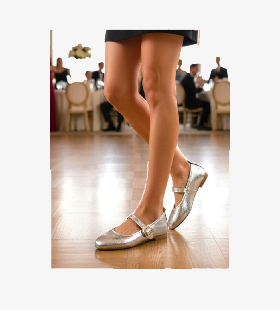 Ellaboni Siyah Ellaboni Mary Jane Kadın Şık Tokalı Babet Ortopedik Taban Günlük Ev Ofis Ayakkabısı Babet