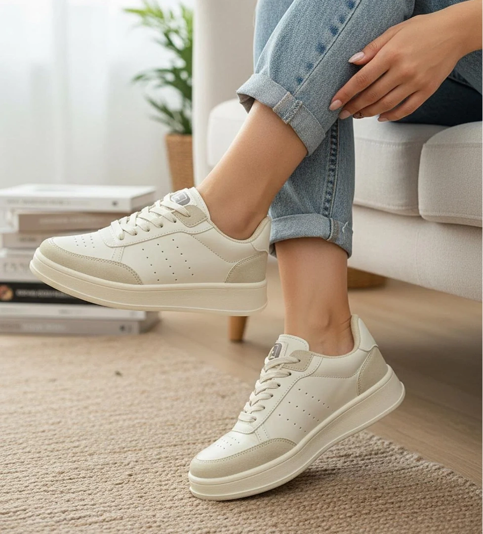 Ispartalılar 1011 Hazır Taban Unisex Spor Ayakkabı Bağcıklı Rahat Sneaker