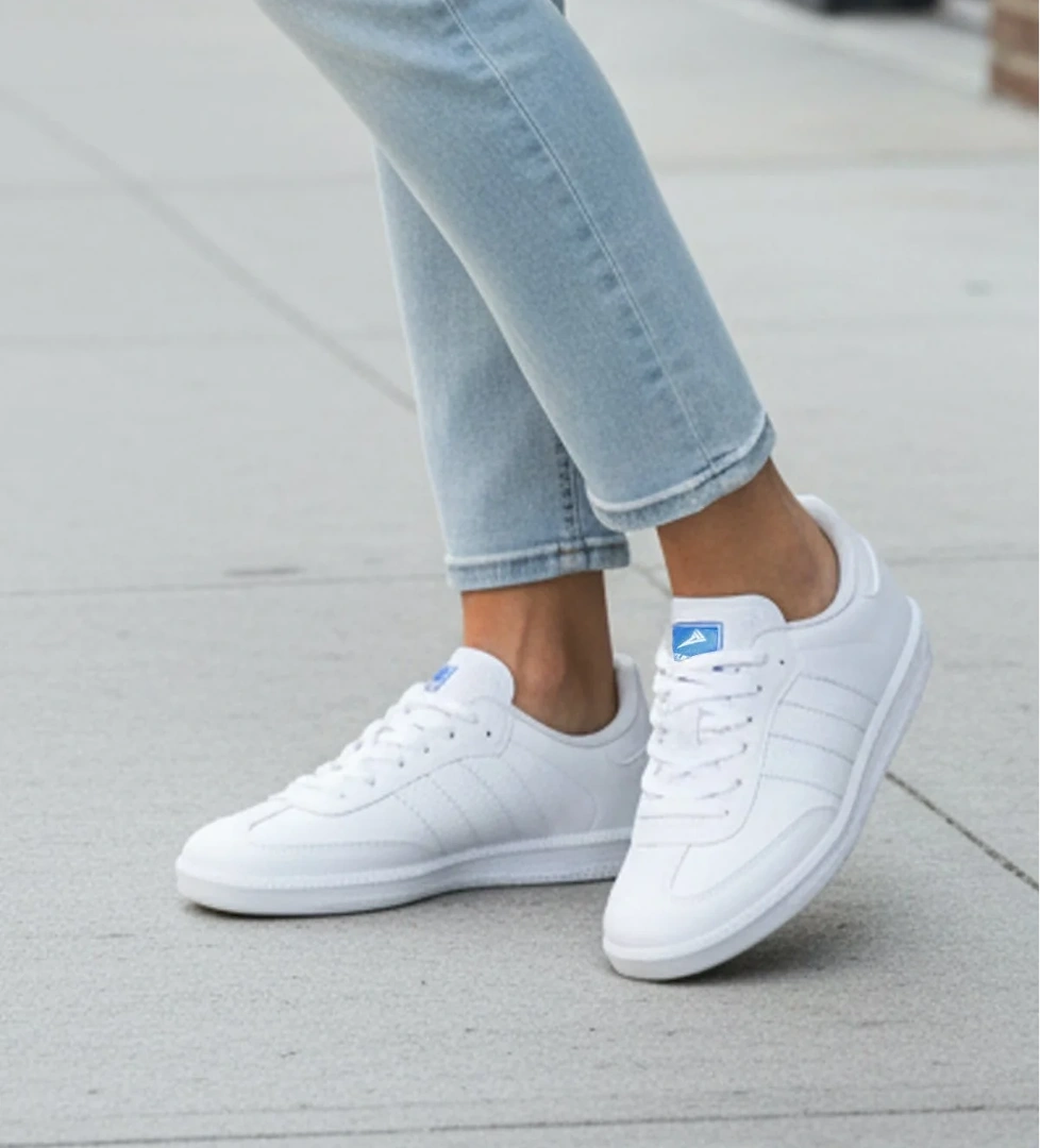 Ayakkabı Fuarı Beyaz Ayakkabı Fuarı Elit IKZ1726 Kadın Klasik Sneaker