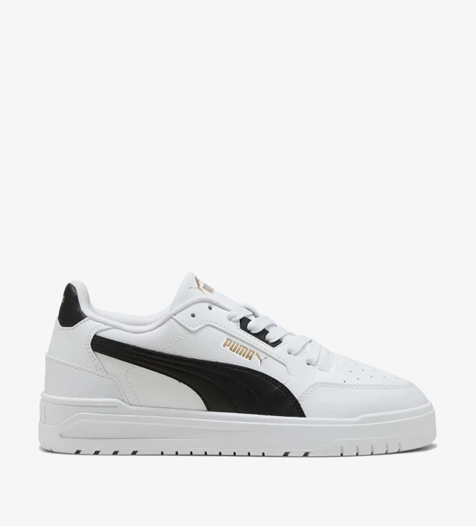 Puma Shuffle Downtown Erkek Beyaz / Siyah Koşu & Yürüyüş Spor Ayakkabısı