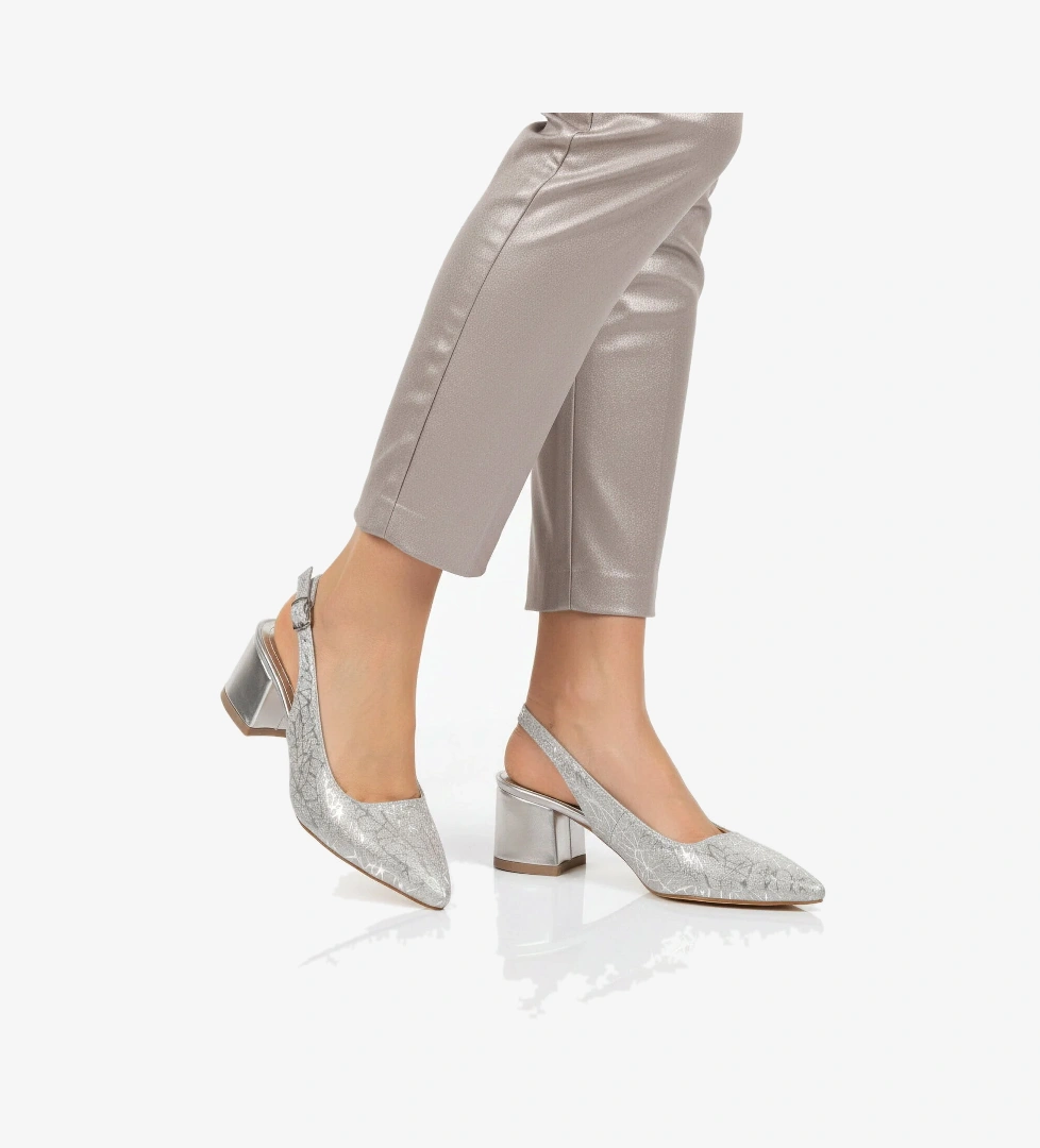 Ayakmod Gri Ayakmod Abiye Topuklu Kadın Ayakkabı 417688 Z