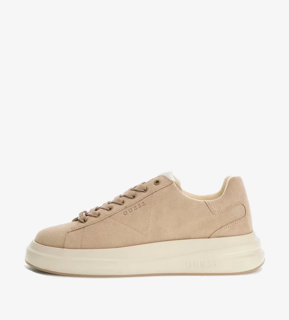 Guess Elba Hakiki Deri Erkek Sneaker Ayakkabı FMTLBASUE12