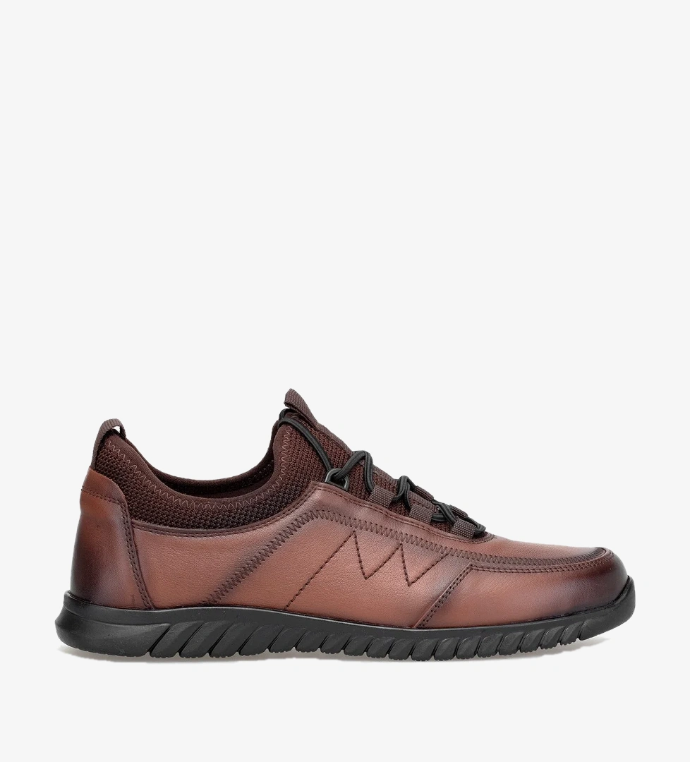 Marcomen 152-23078 Erkek Hakiki Deri Casual Ayakkabı Taba