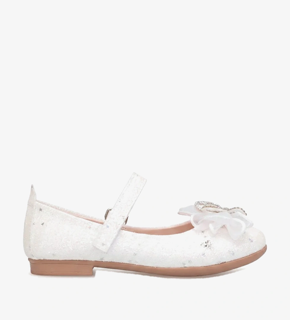 Ayakkabı Fuarı Pembe Ayakkabı Fuarı Fuari Elit HY-F-509-26Y Filet Kız Çocuk Babet