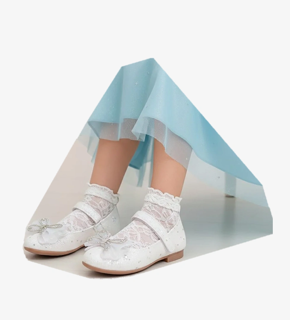 Ayakkabı Fuarı Pembe Ayakkabı Fuarı Elit Hy HY-P-509-26Y Patik Kız Çocuk Babet