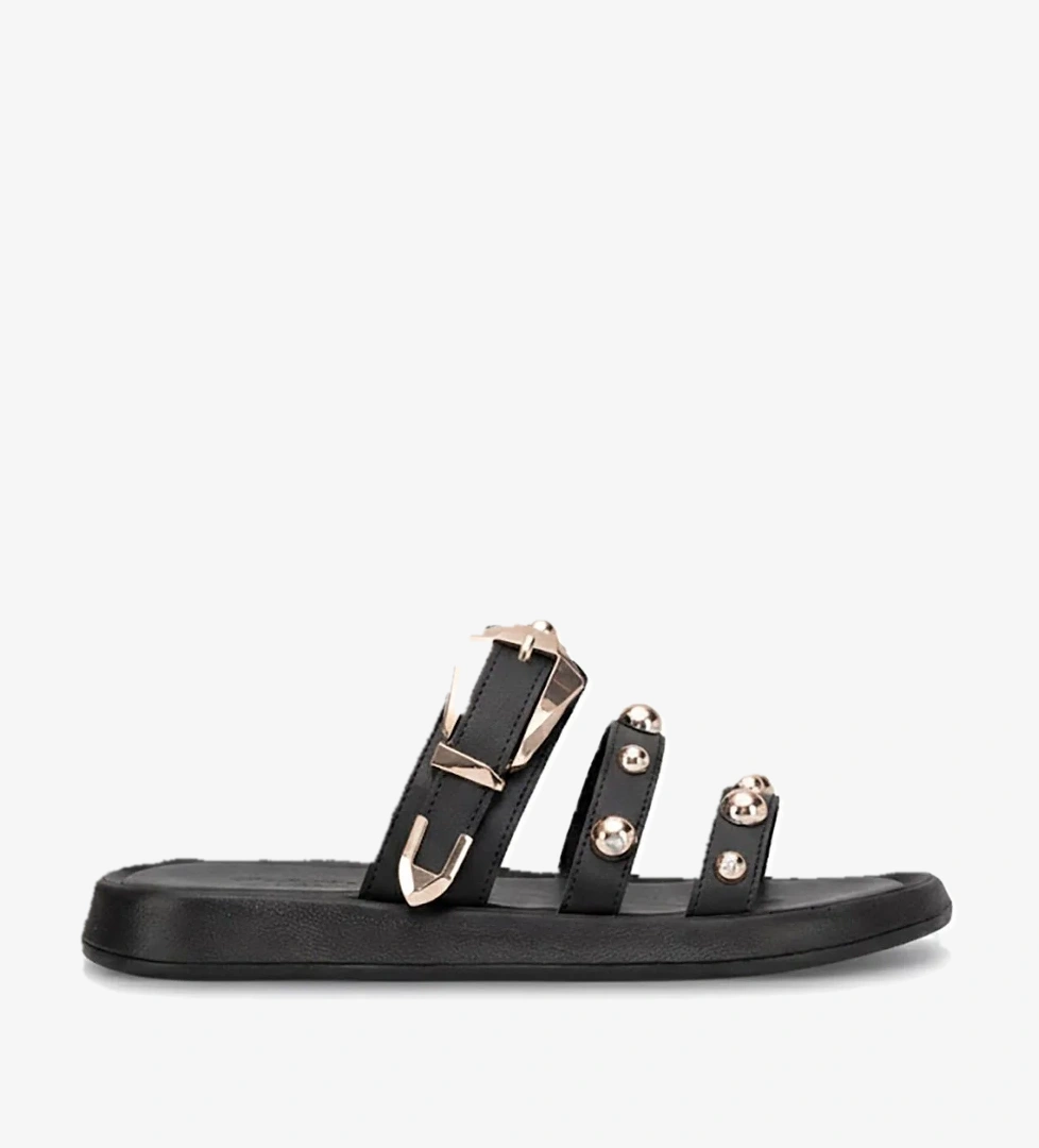 Ayakkabı Fuarı Bej Ayakkabı Fuarı Elit PM543 K831 Kadın Düz Terlik